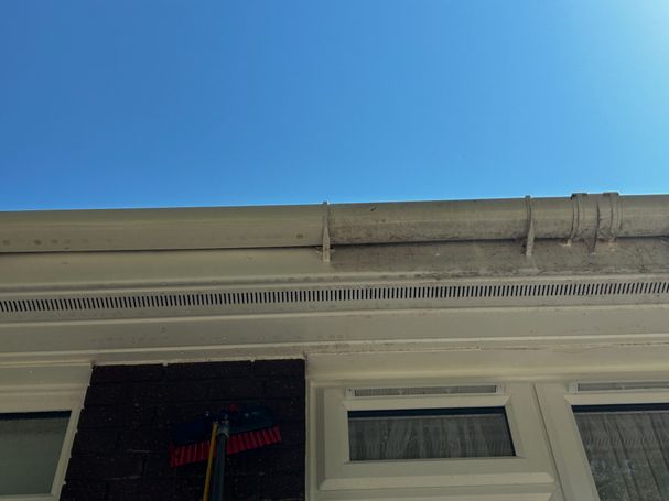 gutter window fascia soffit sky 