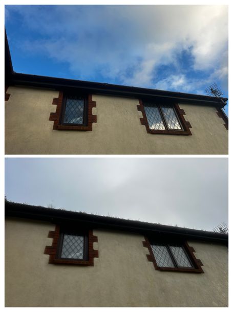 windows gutter house 