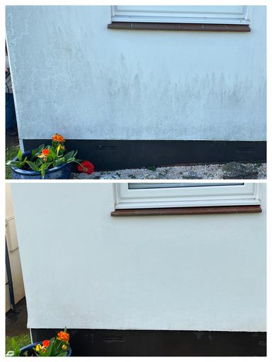 painted house wall 