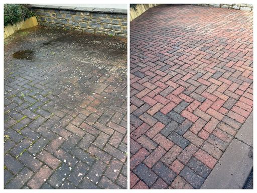 Black paving