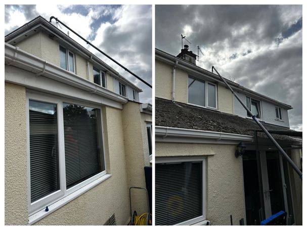 comparison of house with extension windows roof