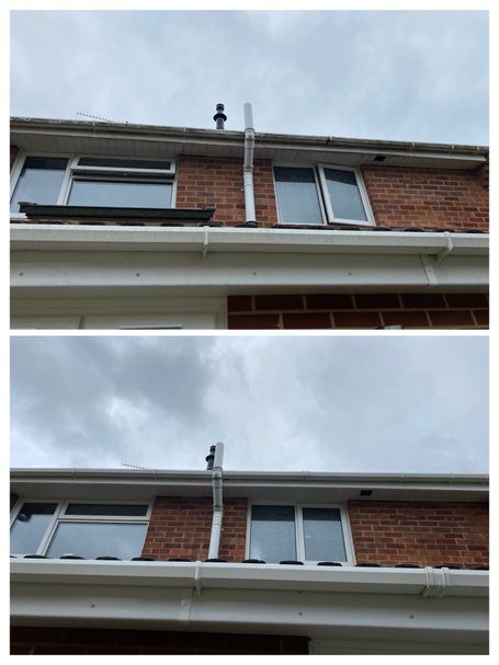 gutters windows house
