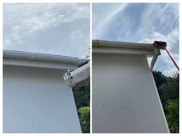gutter on house