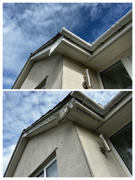 gutter bargeboard front of house