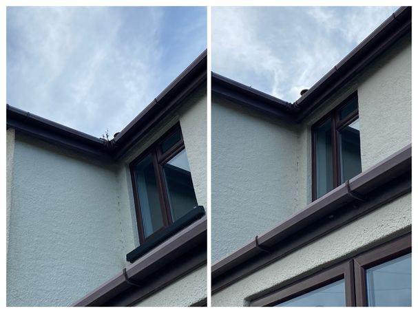 window sky house gutters